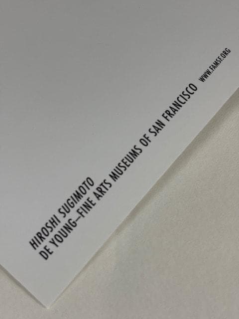 限定マット額装品/杉本博司/ボーデン湖/ウットヴィル 1993（杉本博司）