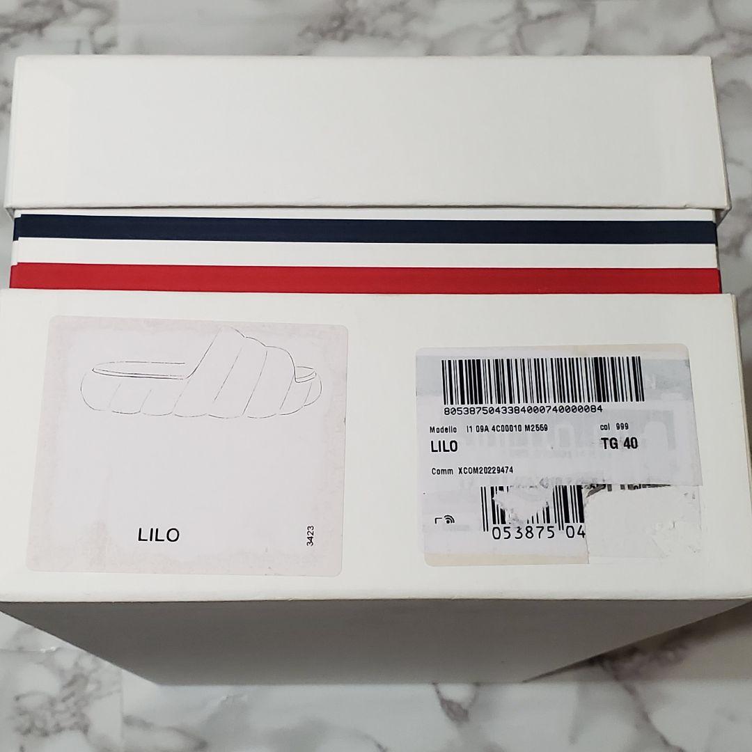 MONCLER モンクレール サンダル スライド リロ ブラック サイズ40