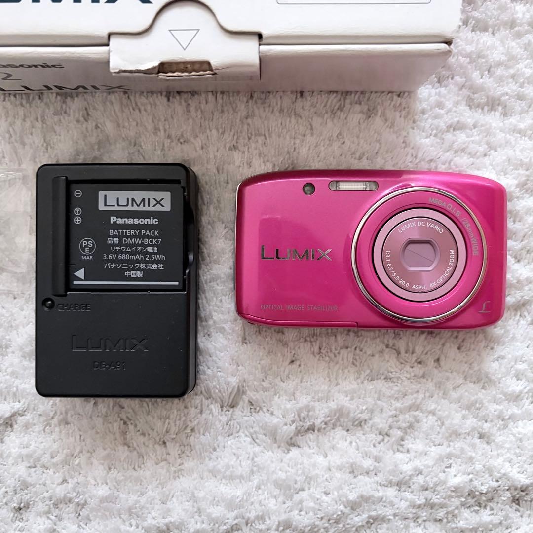 美品【動作確認済】Panasonic パナソニック LUMIX DMC-S2