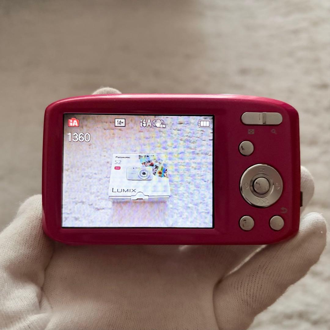 美品【動作確認済】Panasonic パナソニック LUMIX DMC-S2