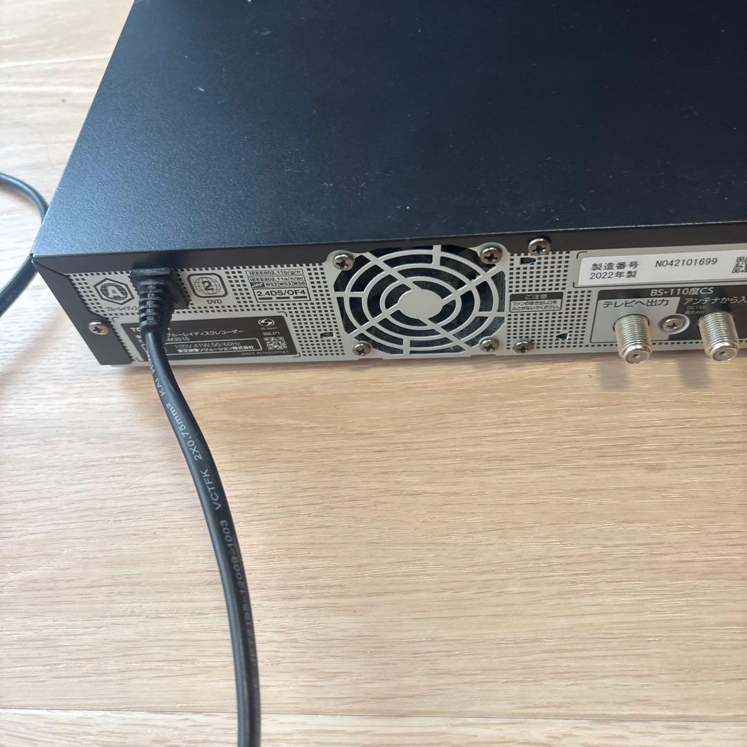 TOSHIBA DBR-M3010 ブラックブルーレイレコーダー