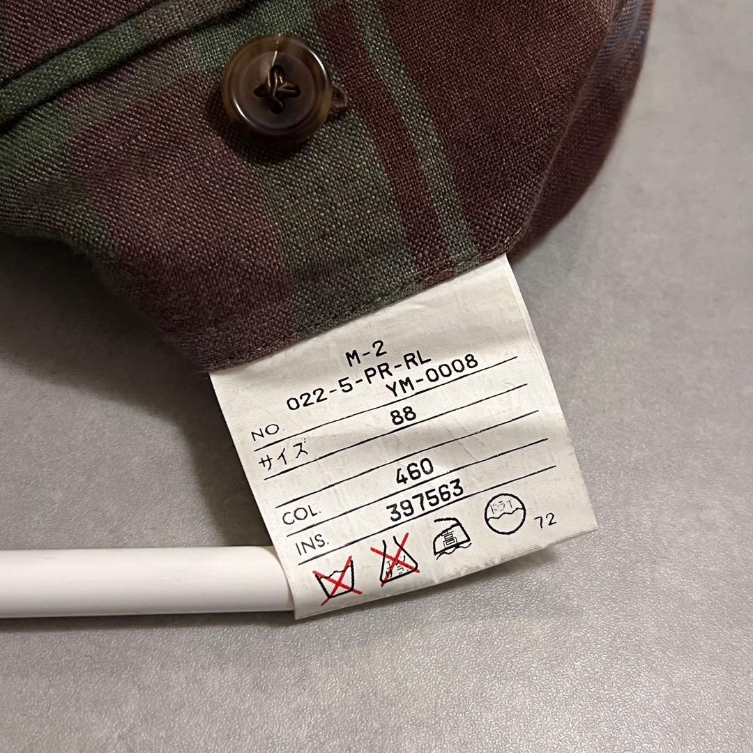 パンツ Ralph Lauren 90s check linen slacks