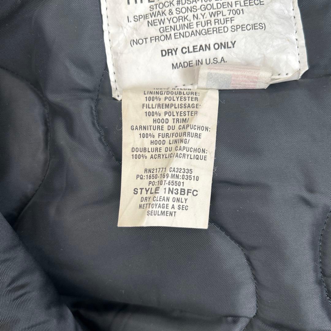 SPIEWAK スピワック N-3B ファー USA製 ブラック サイズ3