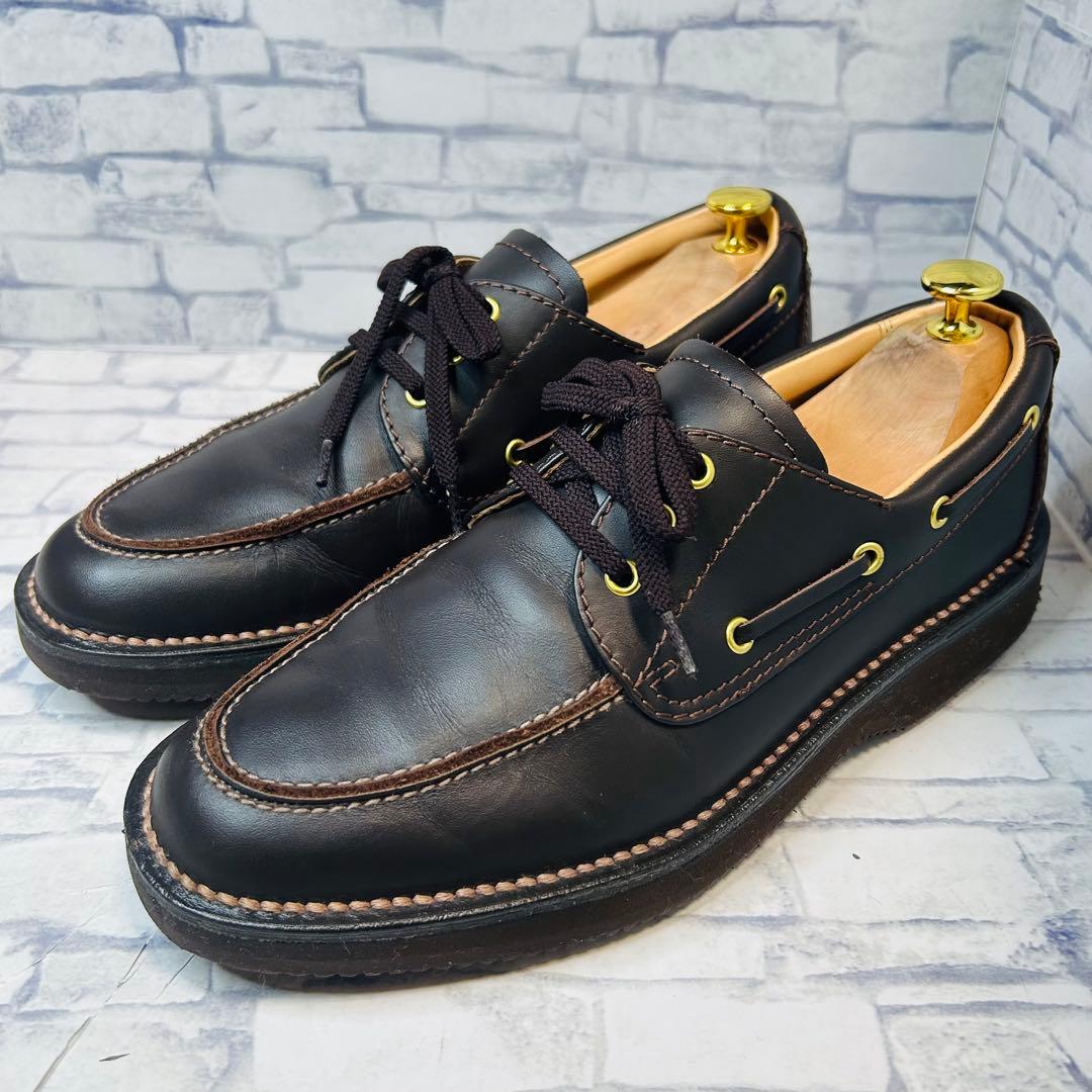 未使用級 Regal Walker 3アイレットモカ 604 ブラウン 25.5