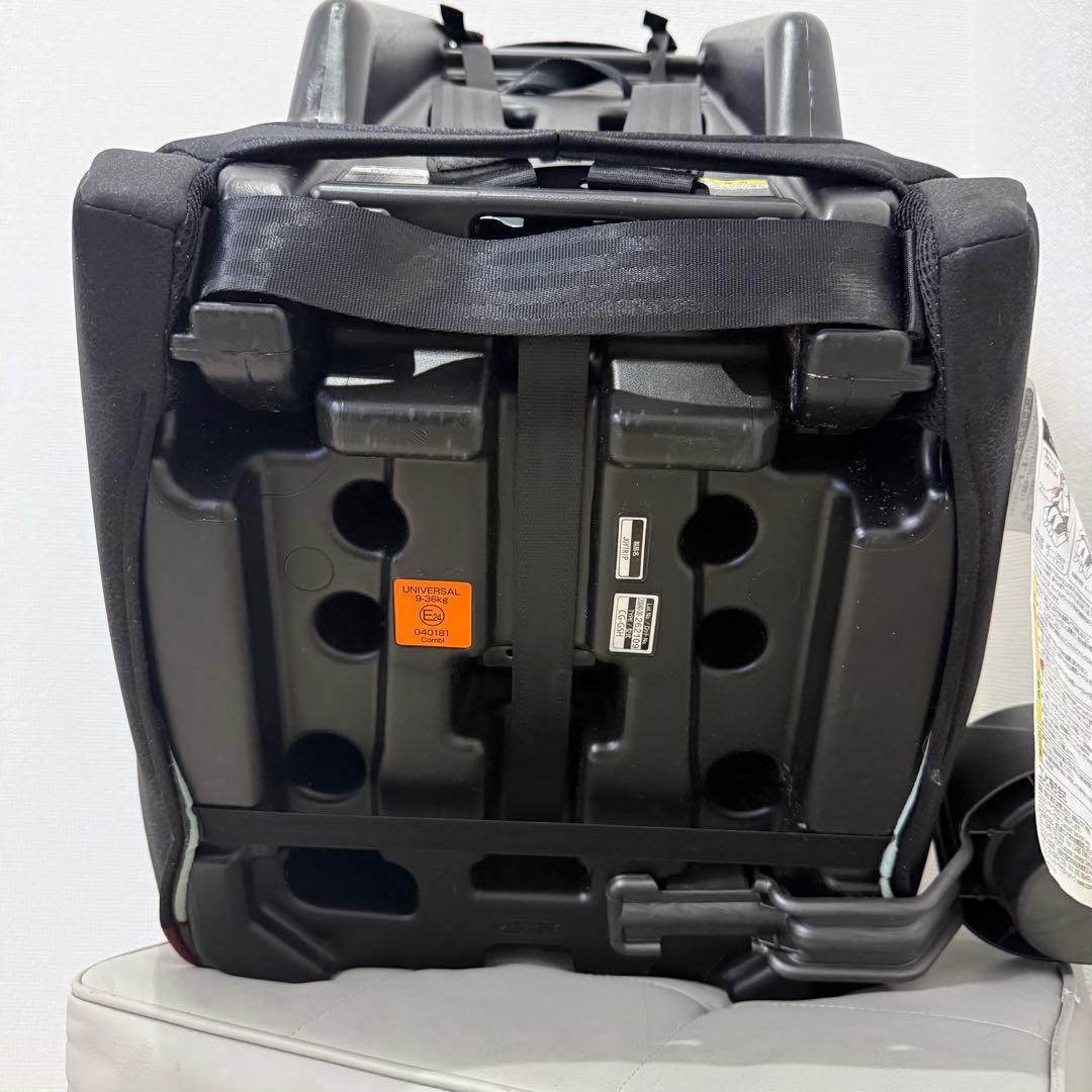 【美品】コンビ ジョイトリップ エッグショックGH ブラック ジュニアシート