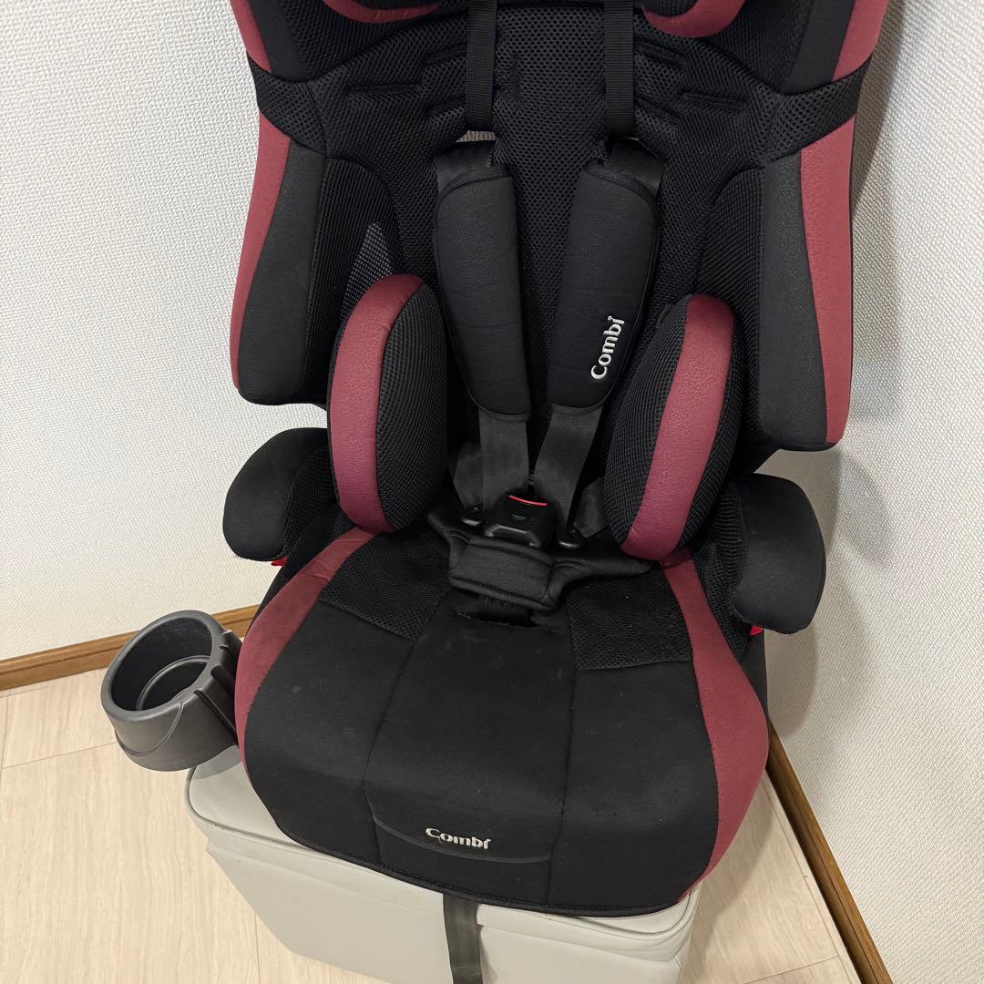 【美品】コンビ ジョイトリップ エッグショックGH ブラック ジュニアシート