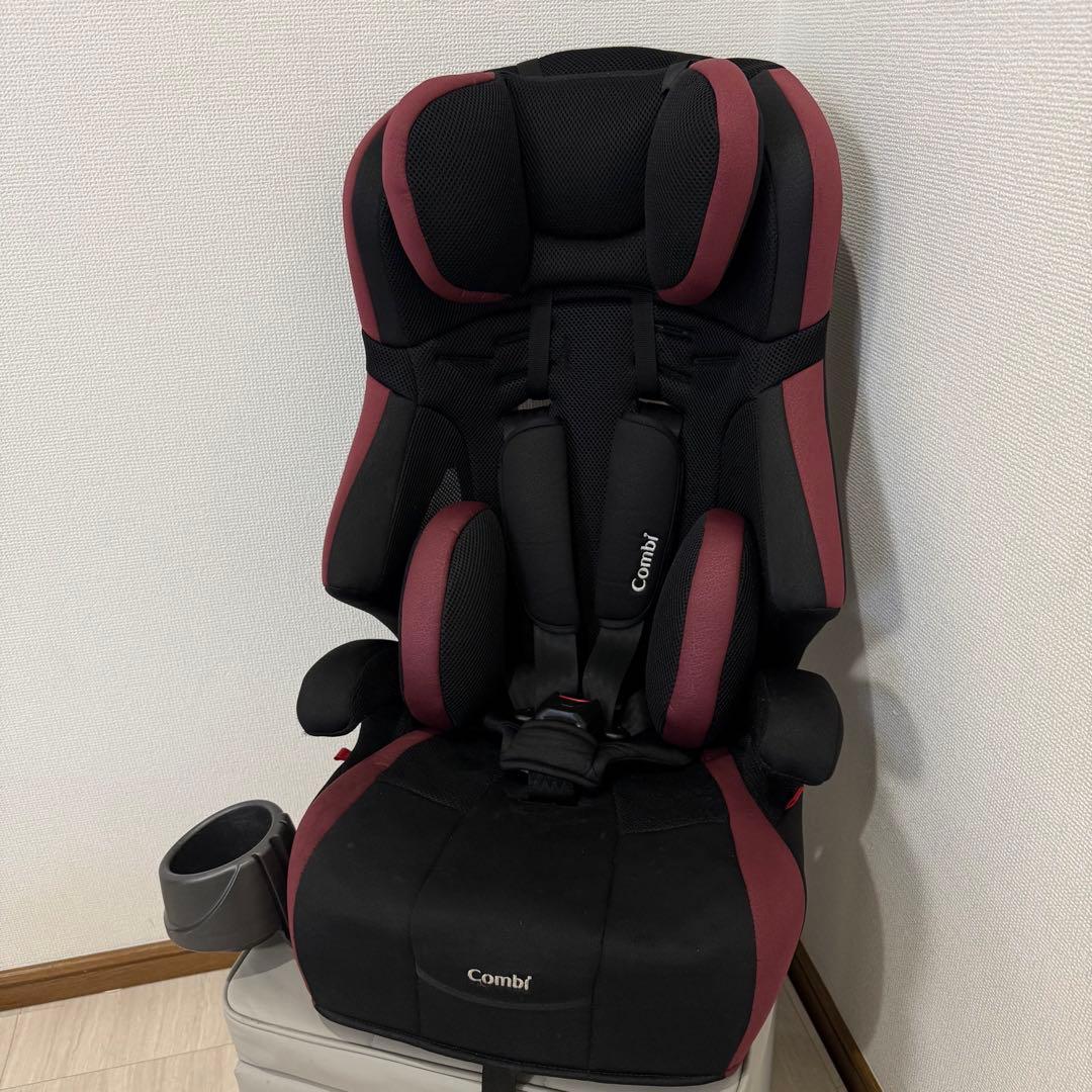 【美品】コンビ ジョイトリップ エッグショックGH ブラック ジュニアシート