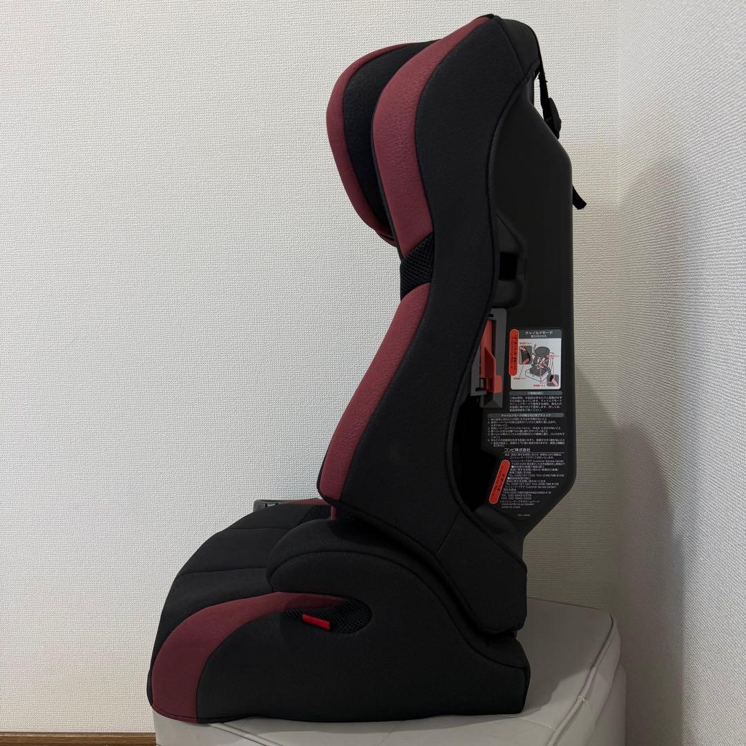 【美品】コンビ ジョイトリップ エッグショックGH ブラック ジュニアシート