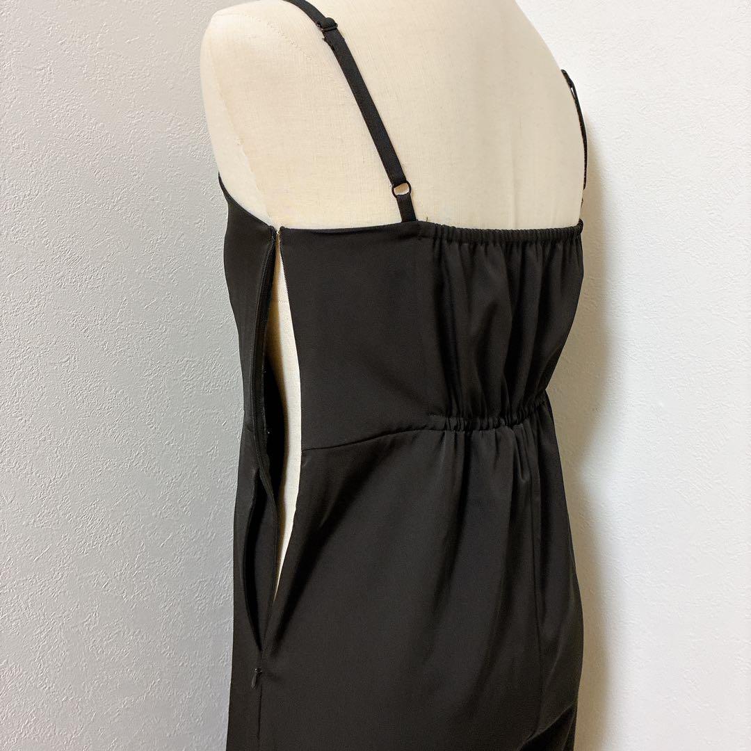 ニアナ　ブラックプラクティカルセットアップジャケット パンツドレスオールインワン