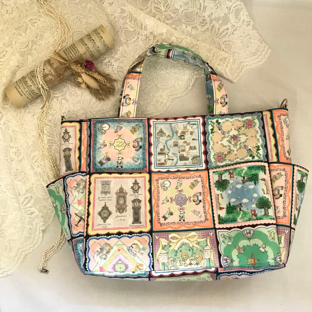 お花の子様　オーダー品　トートバッグ　A4サイズ　ユキエモン　ハンドメイド