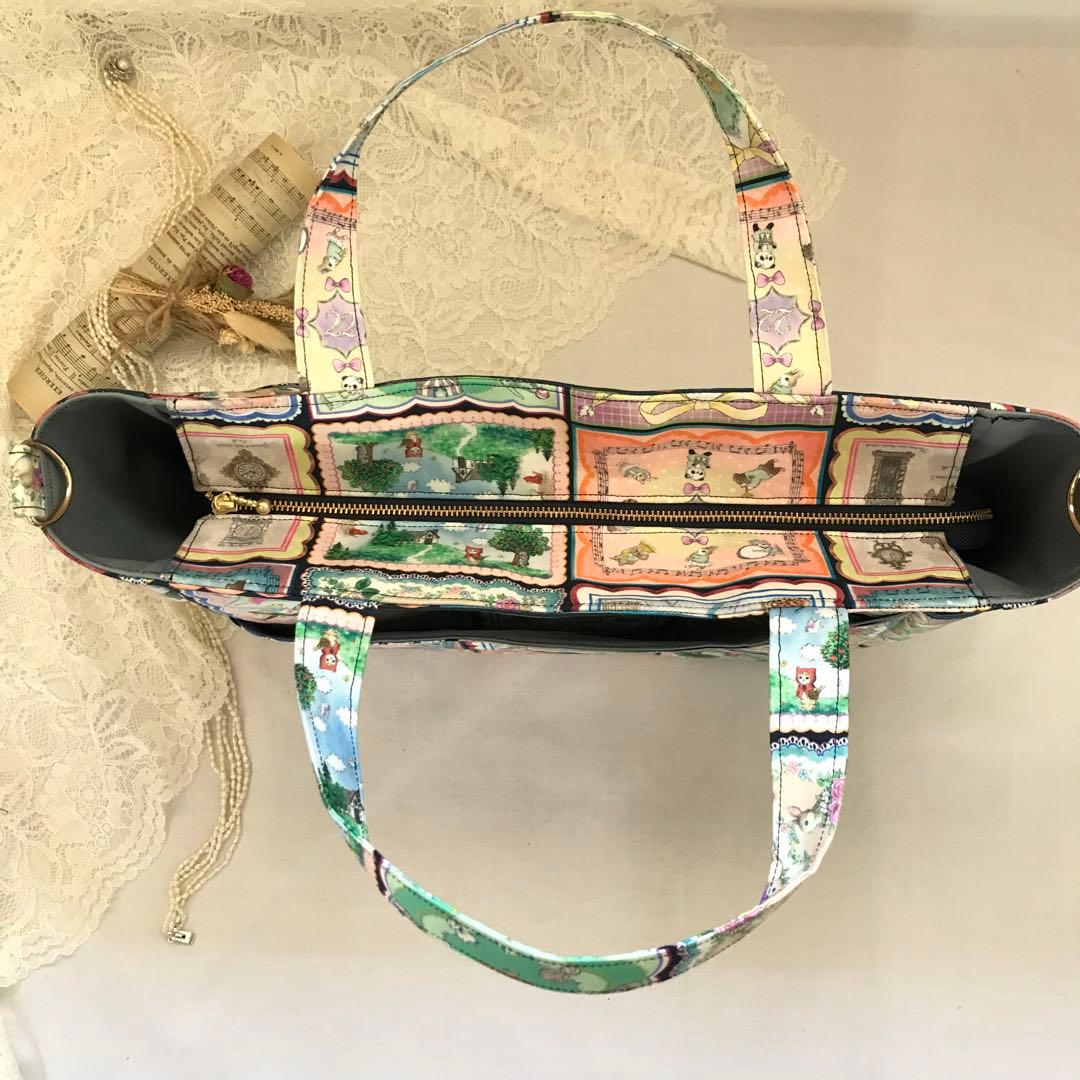 お花の子様　オーダー品　トートバッグ　A4サイズ　ユキエモン　ハンドメイド