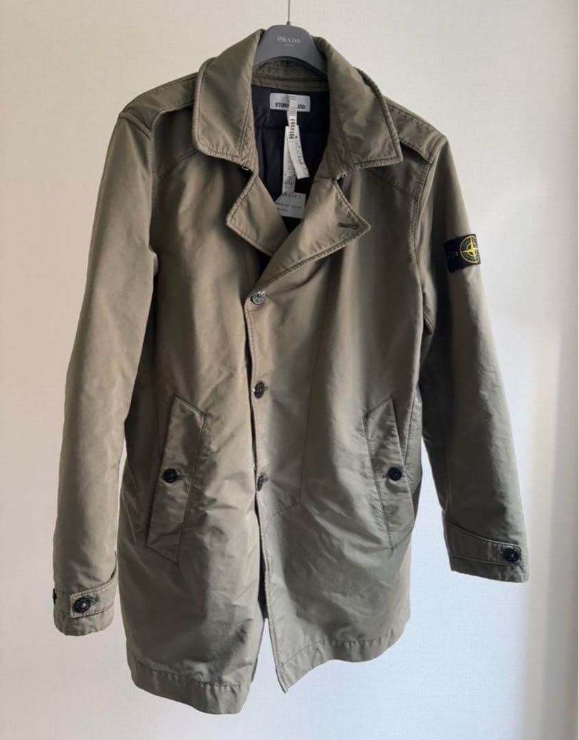 （真贋鑑定済み）STONE  モッズコート XXL オリーブグリーン