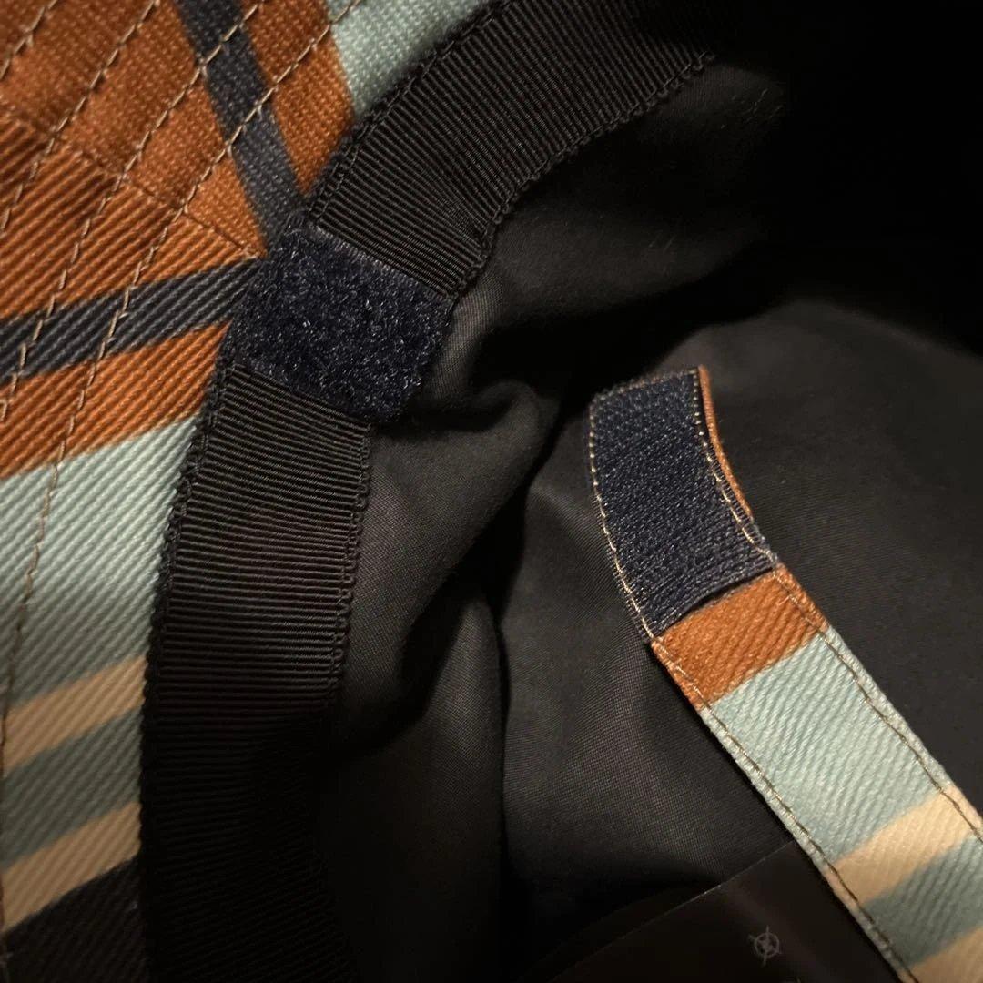 PRADA バケットハット ストライプ