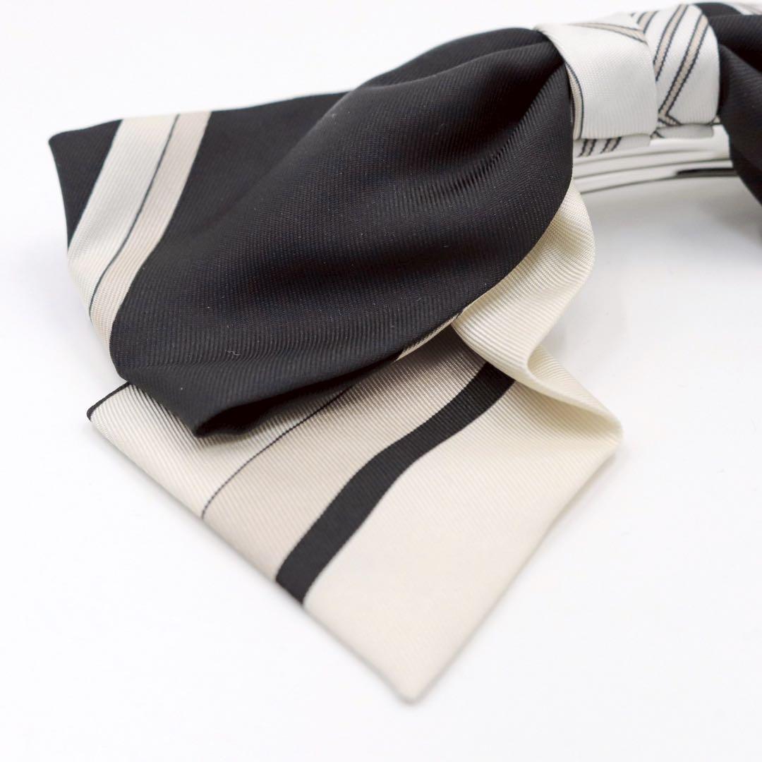 【極美品】エルメス グルネル エクスリブリス バレッタ ヘアアクセサリー シルク