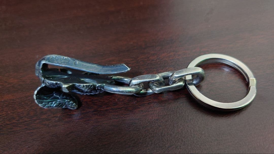 【最終値下】SKKIN スキン　コブラクロスベルトフックキーホルダーチェーン