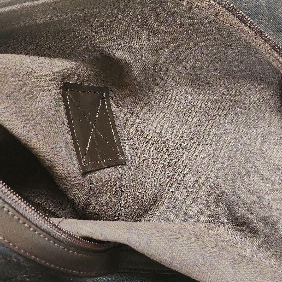 【美品】GUCCI ボストンバッグ 　ダークブラウン