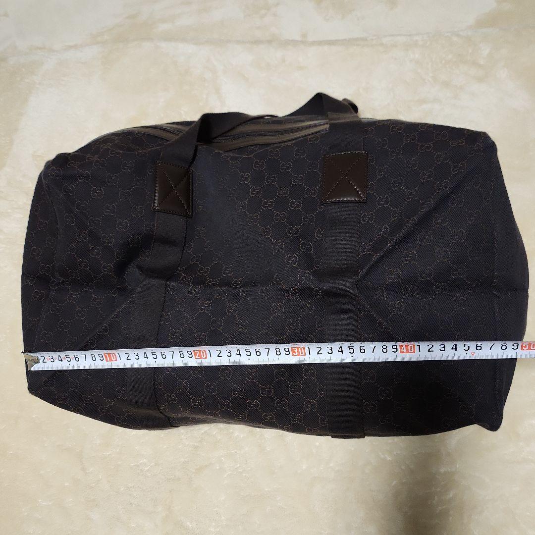 【美品】GUCCI ボストンバッグ 　ダークブラウン