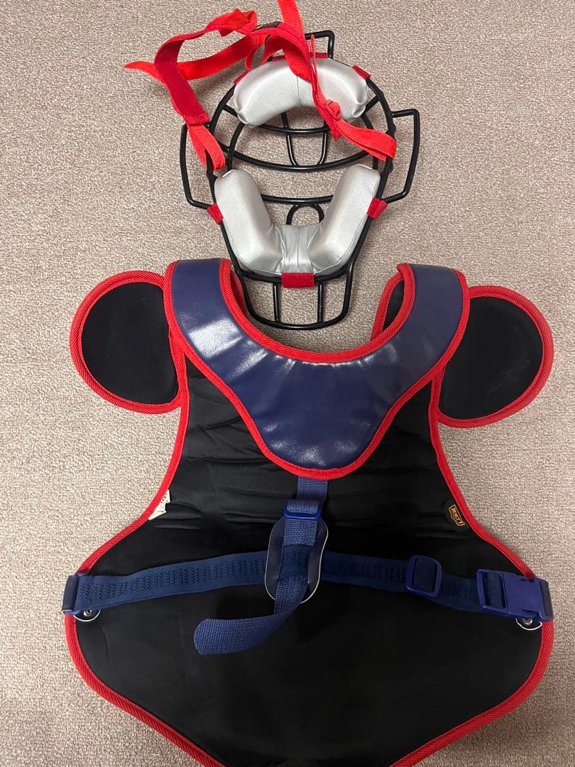 ZETT キャッチャー防具セット JS.BB フリーサイズ&マスク(SSK)