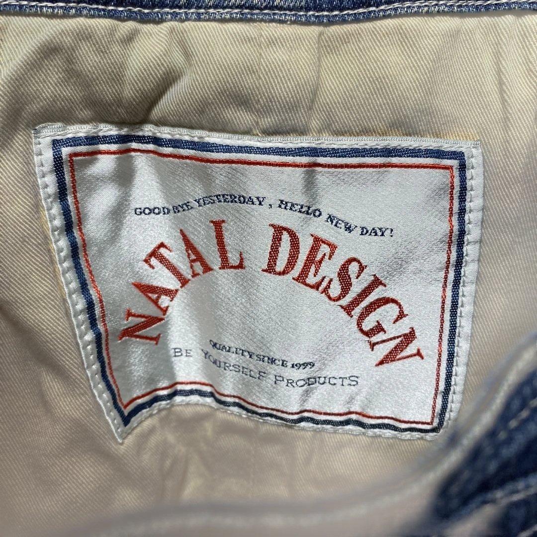 ネイタルデザイン NATAL DESIGN デニム オーバーオール M