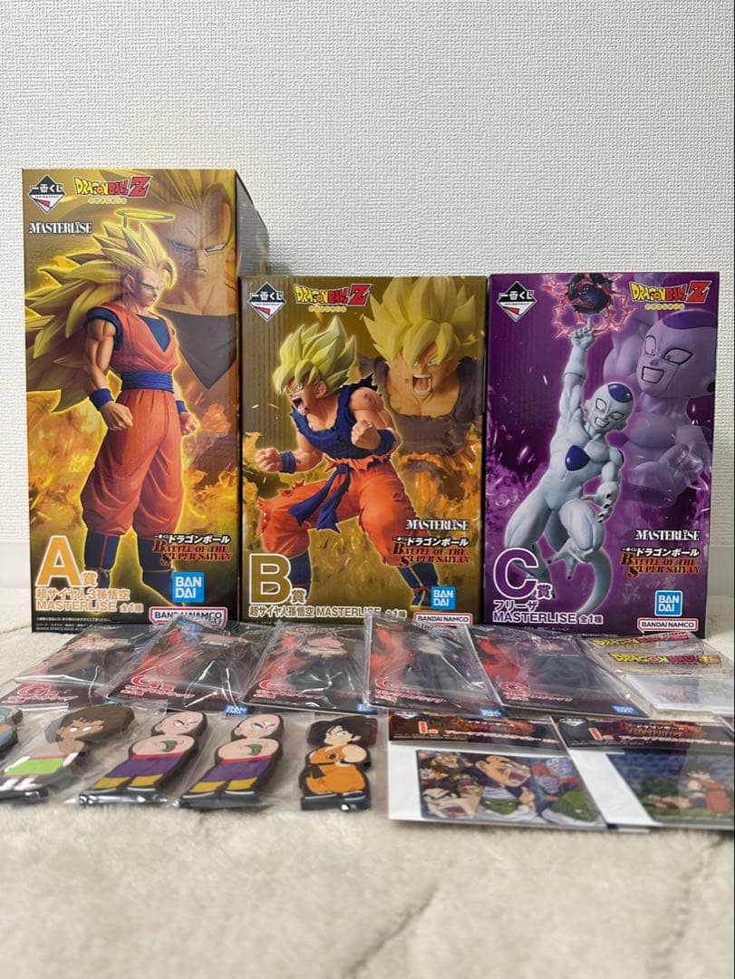 ドラゴンボール一番くじA,B,C 3体セット＋おまけ最終値下げ！(新品未開封)