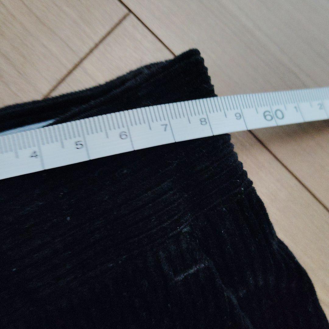 Polo ブラック コーデュロイ スラックス　ラルフローレン　極太 太い