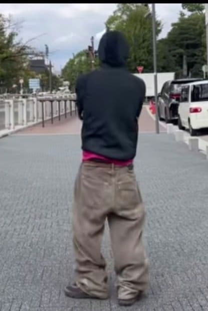 Polo ブラック コーデュロイ スラックス　ラルフローレン　極太 太い