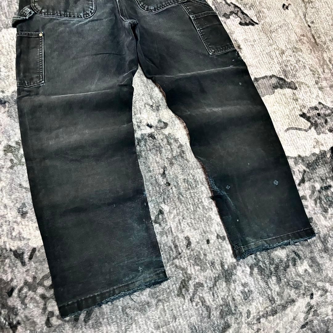 スペシャル美品 B01 ブラックフェード 金ボタン 良フェード ゆるだぼ 一点物