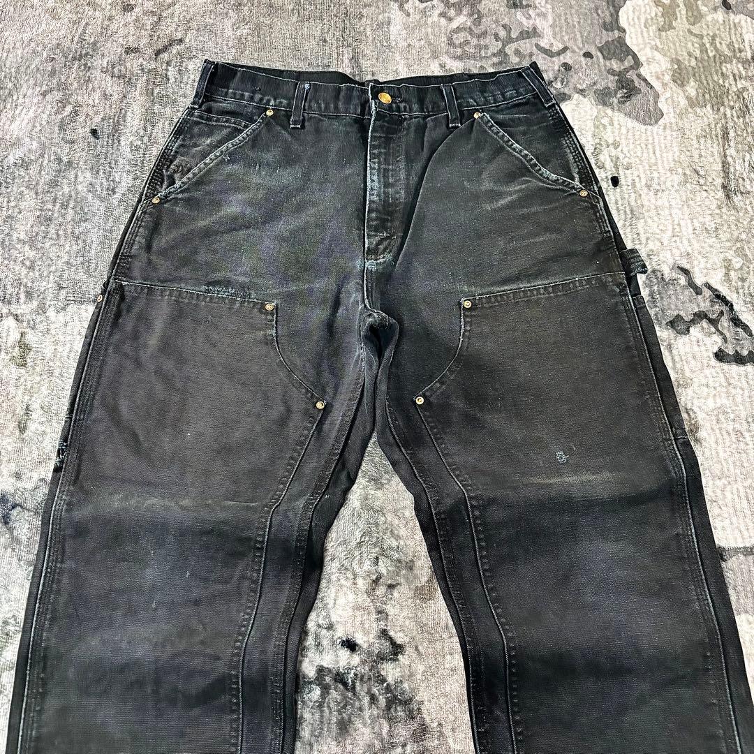 スペシャル美品 B01 ブラックフェード 金ボタン 良フェード ゆるだぼ 一点物