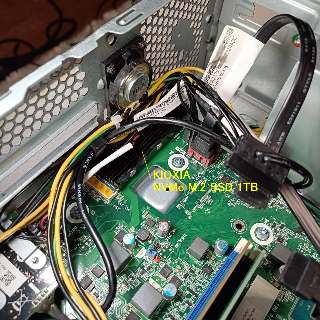 Windowsデスクトップ ThinkCentre M720e Corei5-8400/16G/SSD1TB