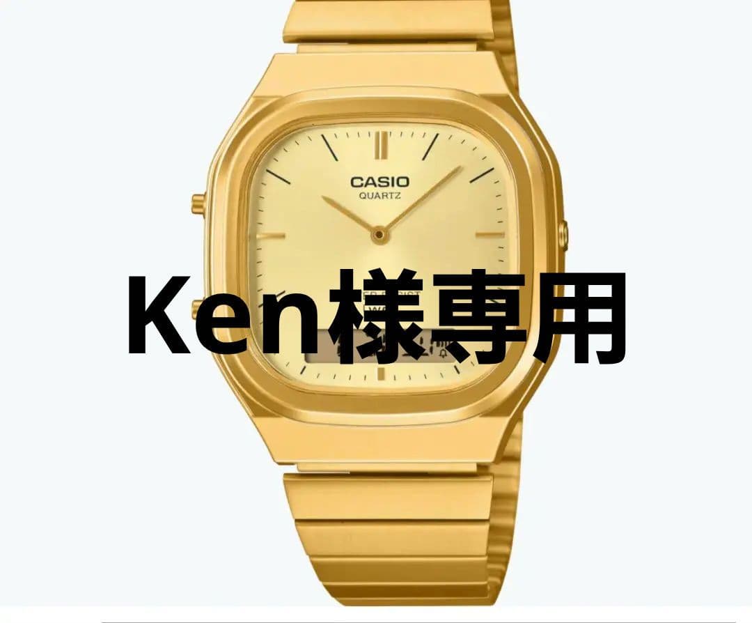 CASIO ゴールド aq-240e-9ajf