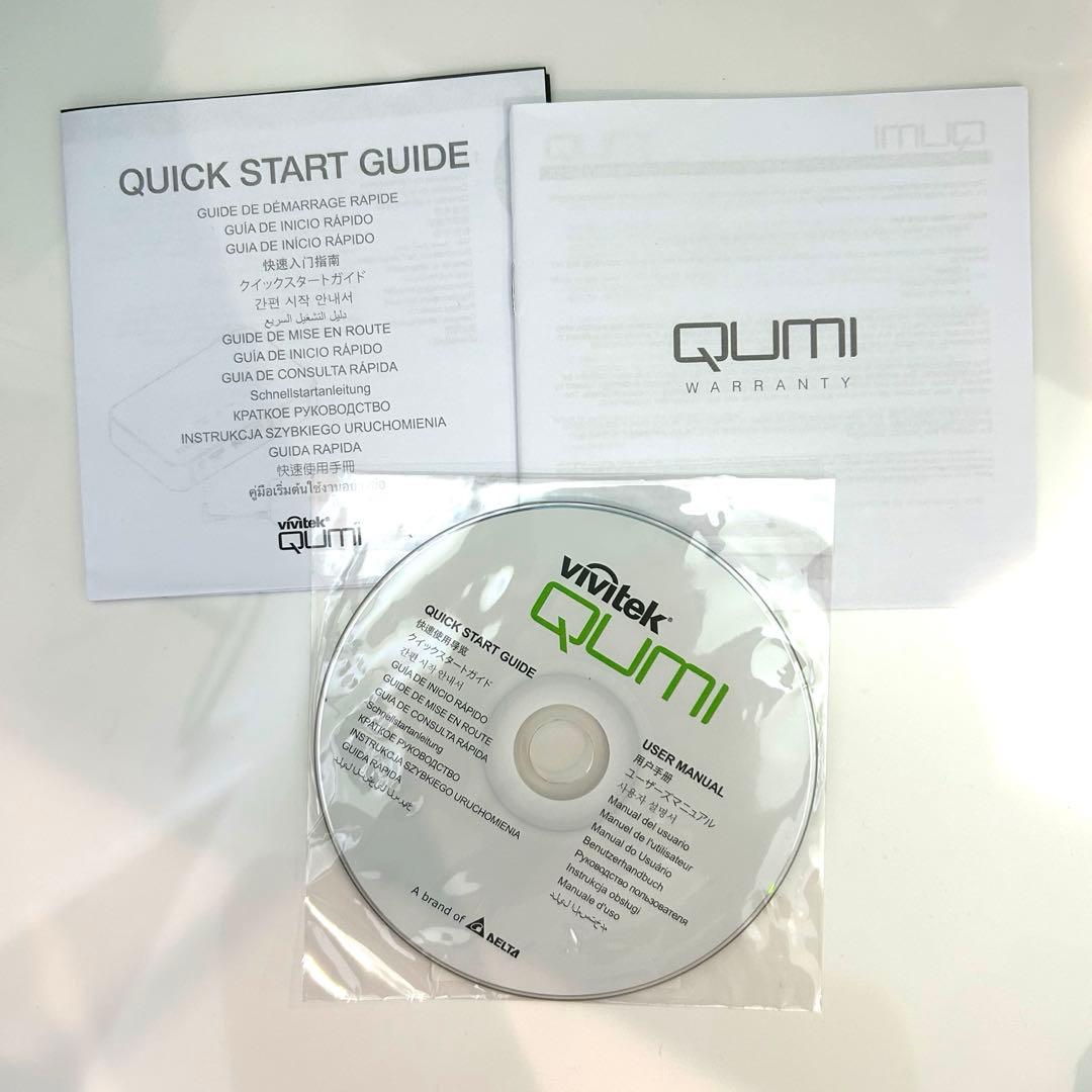 【動作確認済】QUMI LEDプロジェクター Vivitek Q6 ブラック