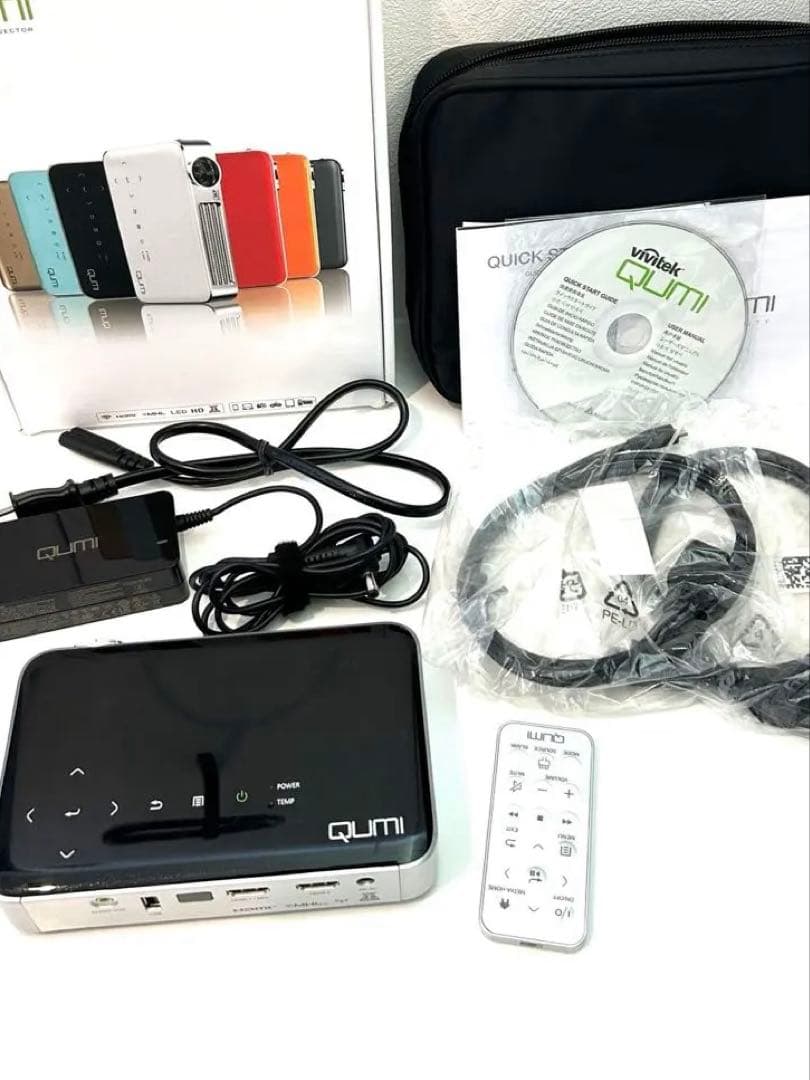 【動作確認済】QUMI LEDプロジェクター Vivitek Q6 ブラック