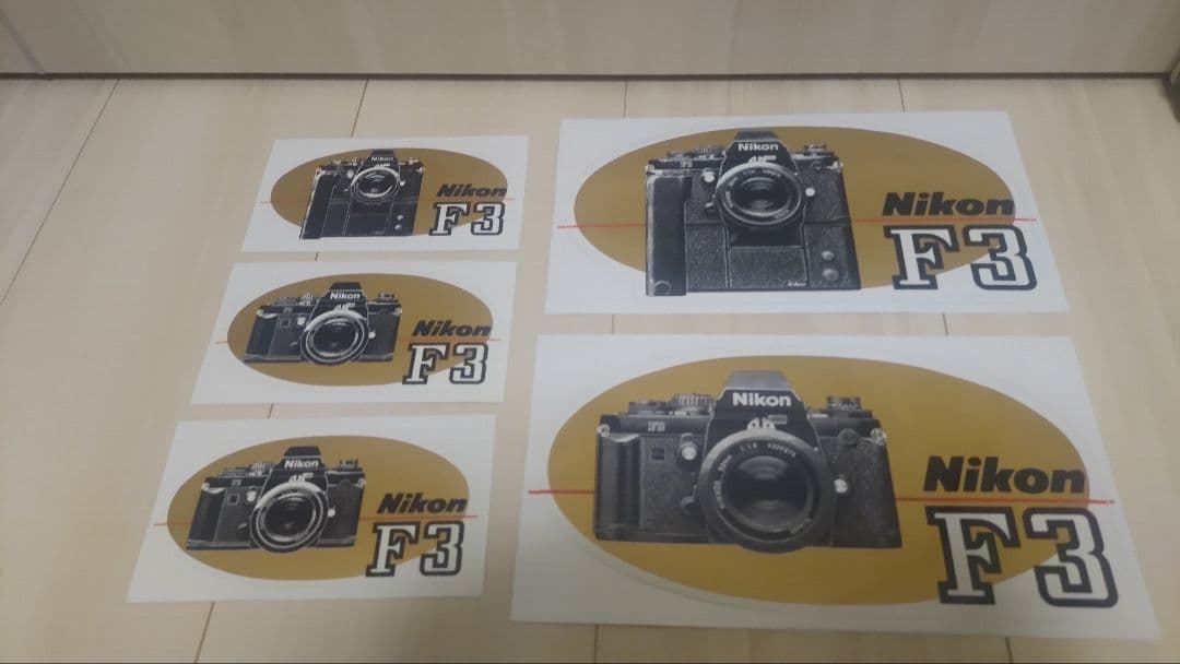 Nikon F3 ステッカーセット　シール
