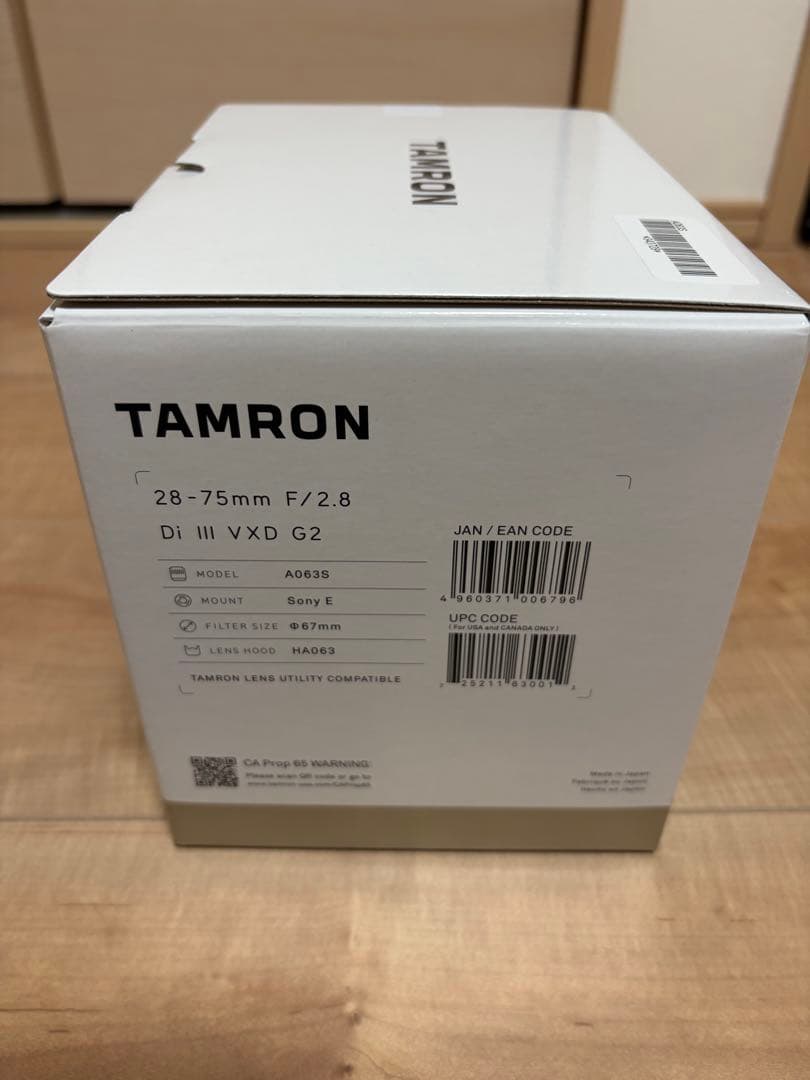 美品 TAMRON 28-75mm F/2.8 Di III VXD G2
