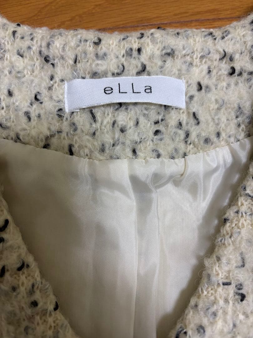 eLLa selectshopチョコチップボアベスト