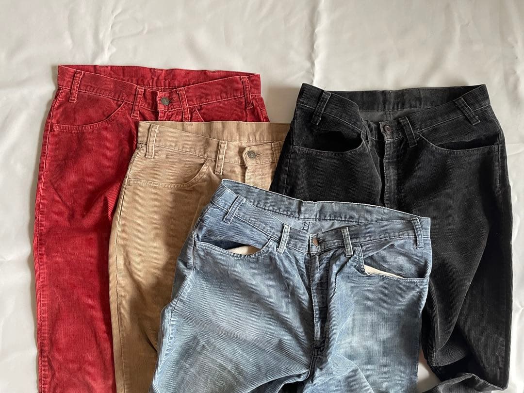 80s Levis コーデュロイ 4本セット　アメリカ製　519 リーバイス