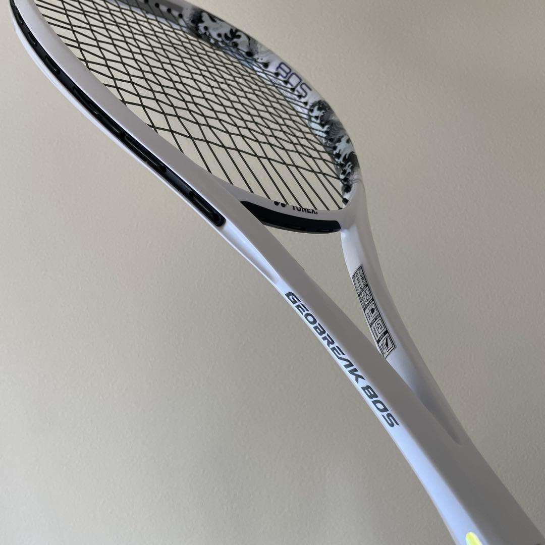 美品 カスタムフィット ジオブレイク80S ソフトテニスラケット