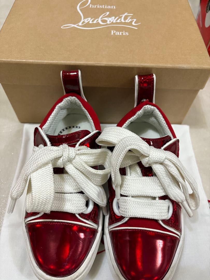 Christian Louboutin スニーカー レッド/ホワイト