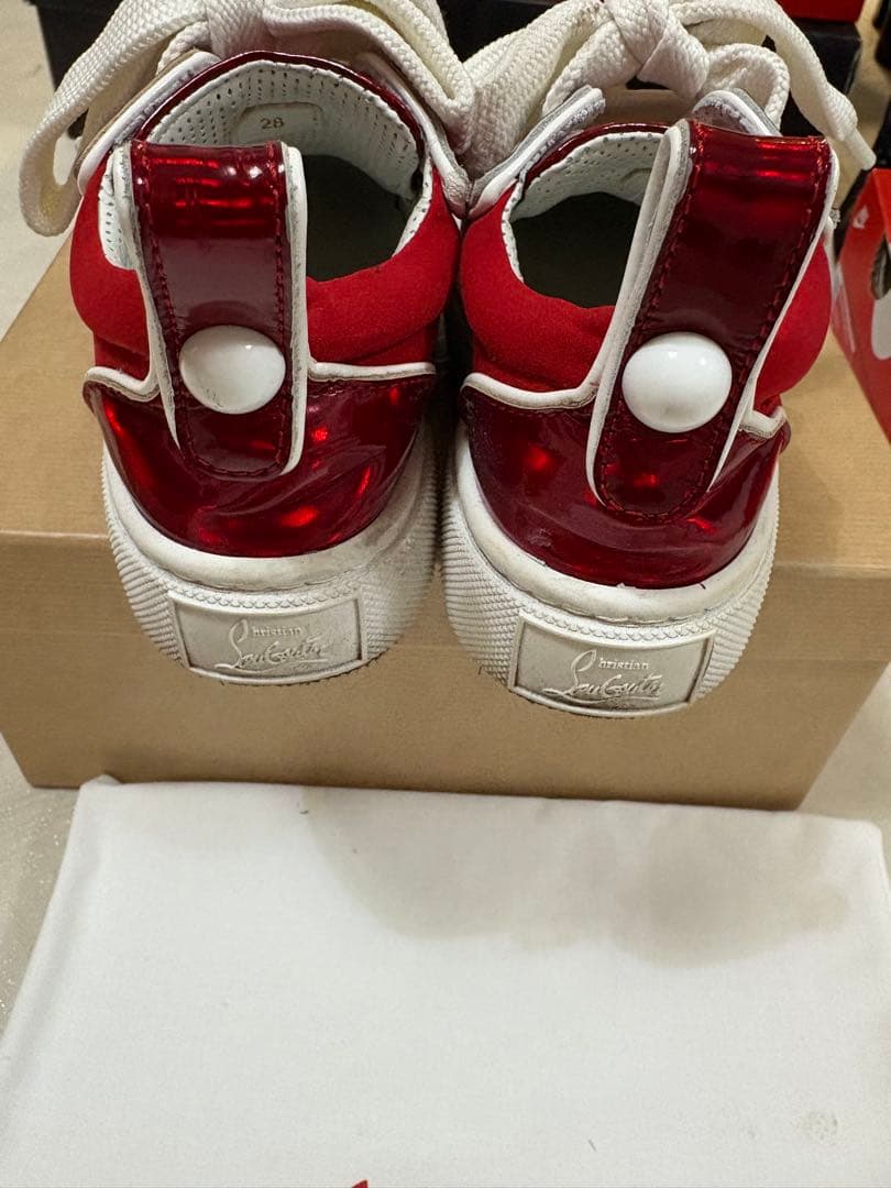 Christian Louboutin スニーカー レッド/ホワイト