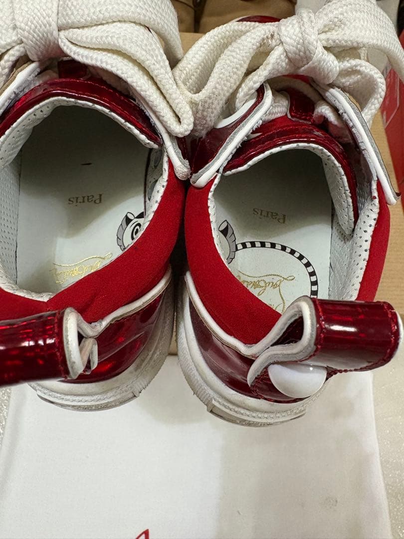 Christian Louboutin スニーカー レッド/ホワイト
