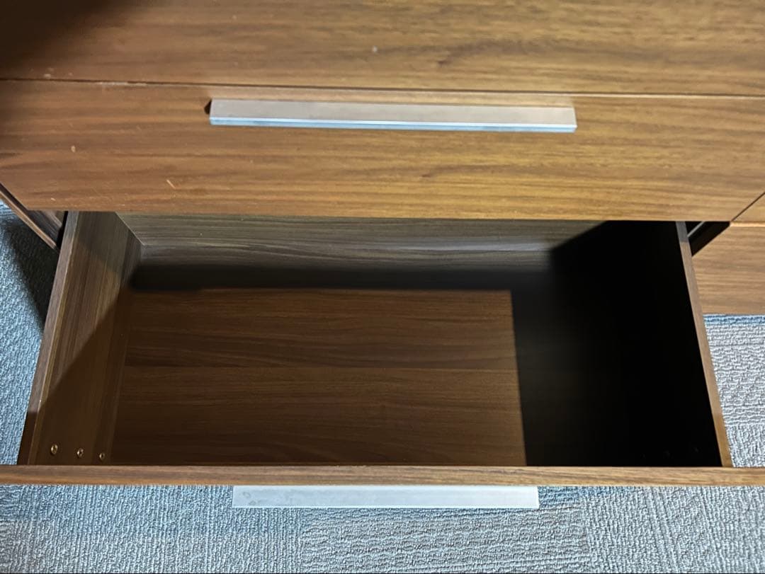 【あおい花】【送料込】モーダエンカーサ 4段チェスト ウォールナット