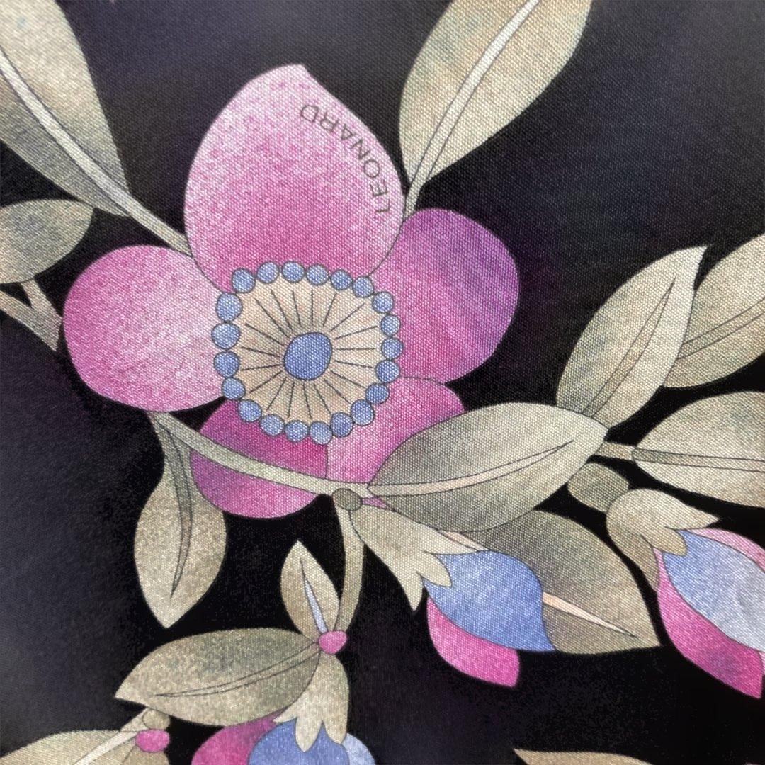 LEONARD 花柄 五分袖チュニックワンピース　サイズ1