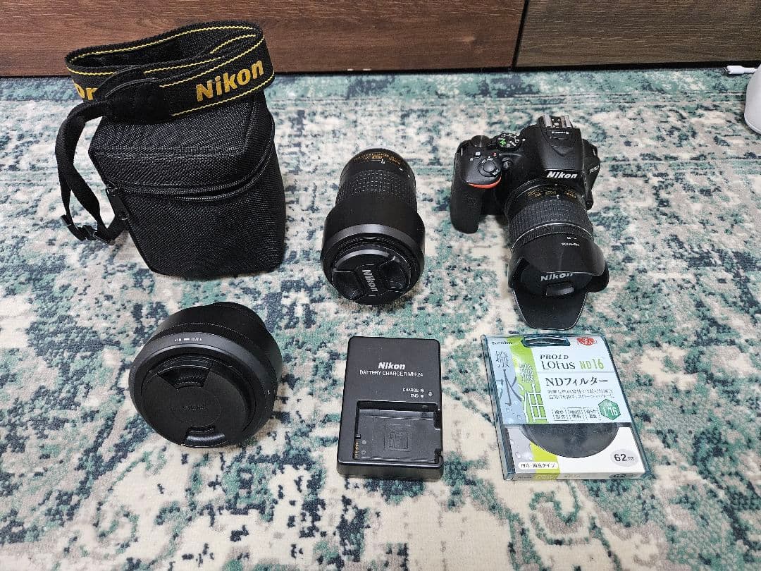 Nikon D5600ダブルズームレンズ + SIGMA30mmf1.4