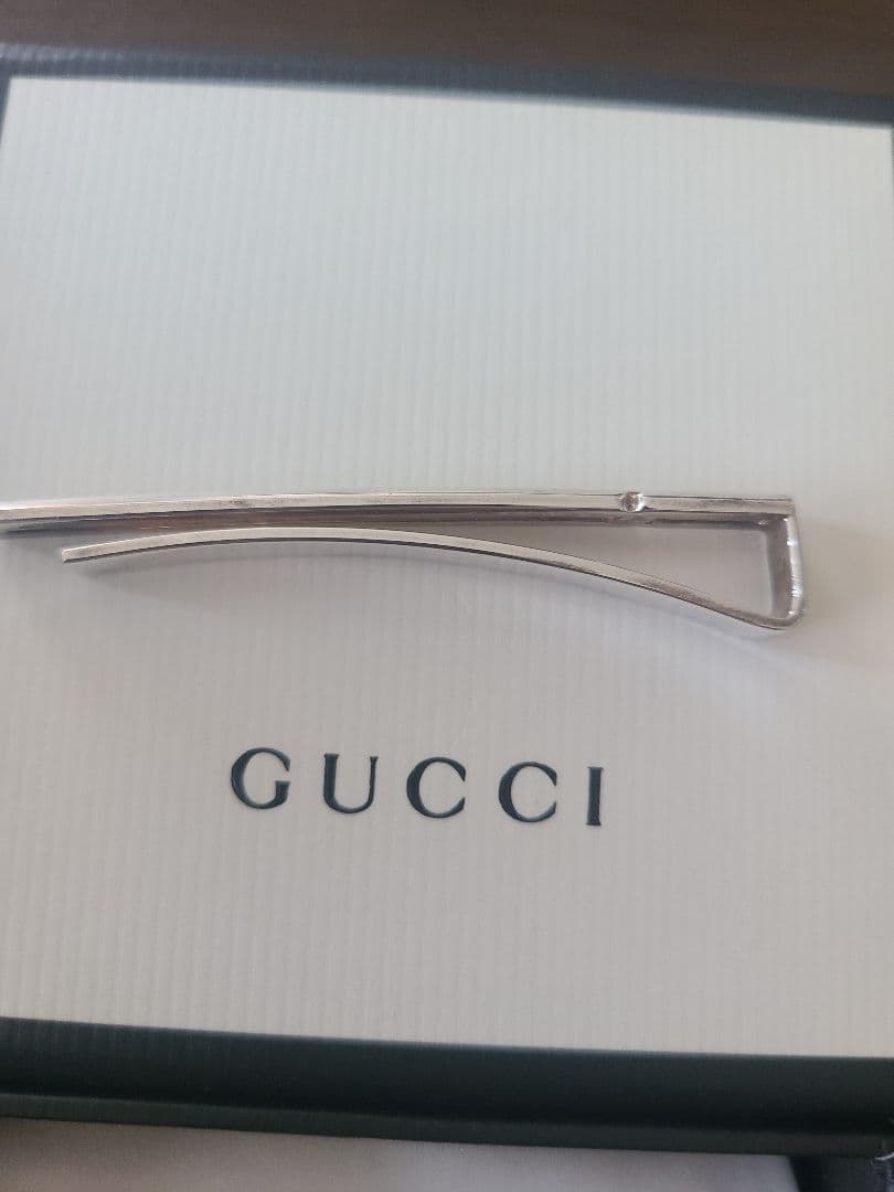 GUCCI シルバー925 ネクタイピン 専用ボックス付き