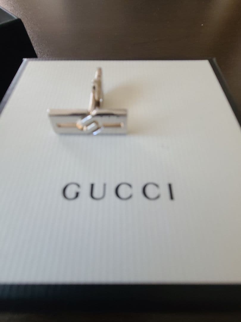 GUCCI シルバー925 ネクタイピン 専用ボックス付き