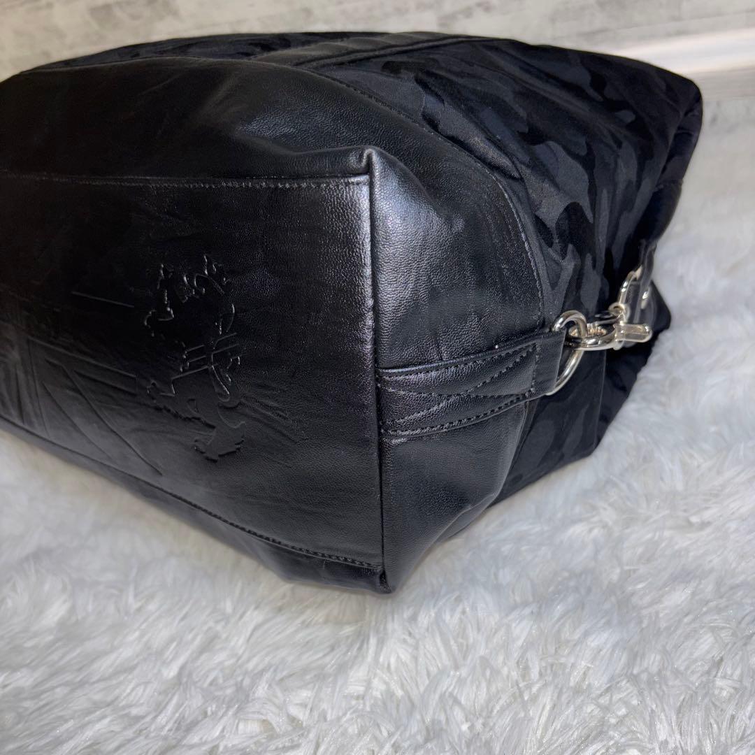 Admiral アドミラル　2way 迷彩　黒　ゴルフ　ボストン　トート