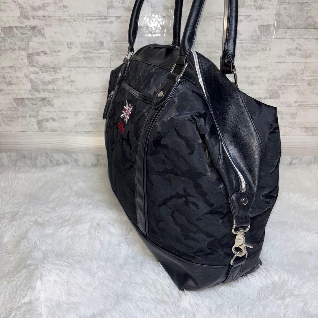 Admiral アドミラル　2way 迷彩　黒　ゴルフ　ボストン　トート