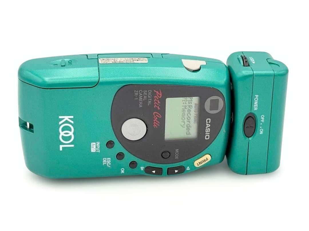 【動作確認済】CASIO Petit Colle ZR-1 デジタルシールカメラ