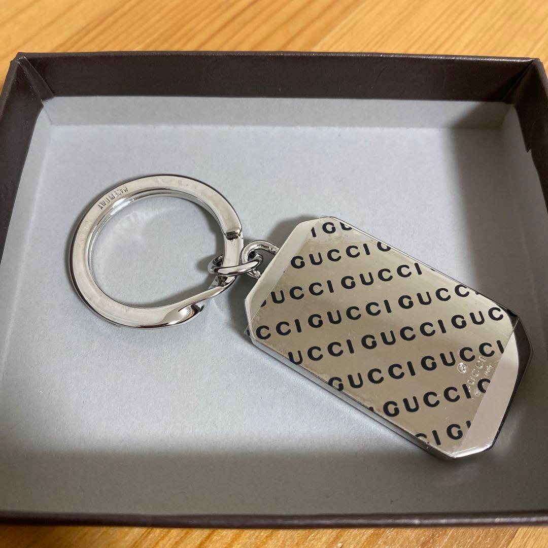 【新品未使用】GUCCI グッチ キーリング キーホルダー　ブラック