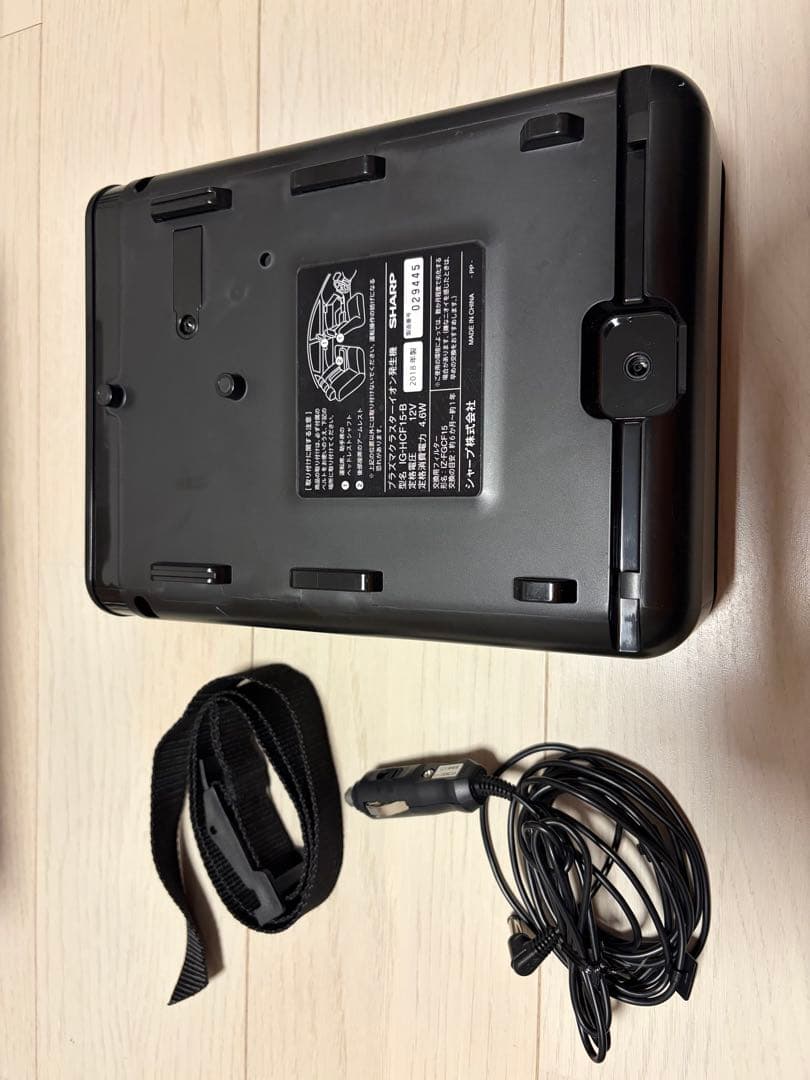 まや　シャープ イオン発生機 プラズマクラスター車載IG-HCF15-B